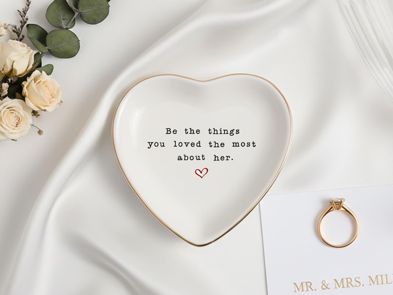 Personalized Sympathy Ring Dish, Memorial Keepsake Gift, Loss of Mother ...