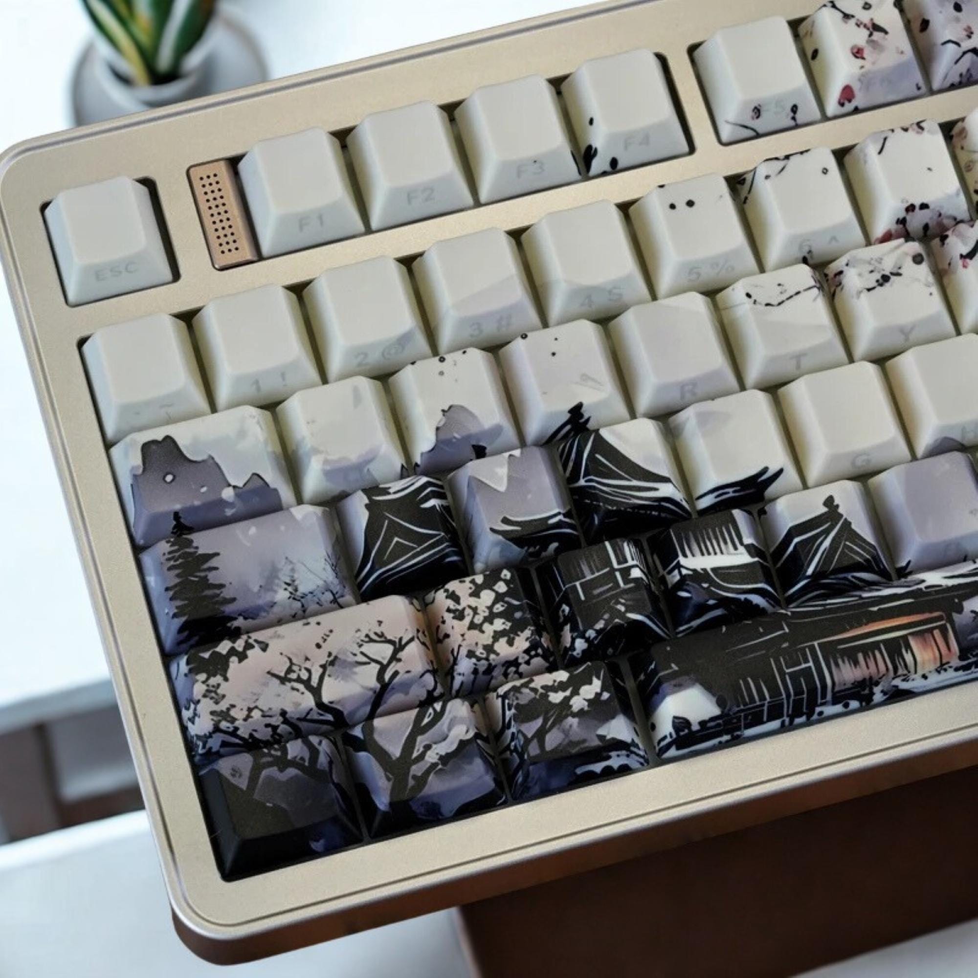 Custom Ceramic Keycap Set PBT Material Cute Valorant Keycaps Retro ...