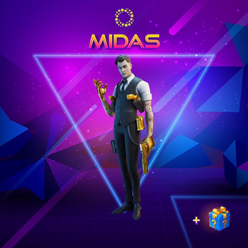 Midas Words FN Midas Skin, Random Pack, Outfits Guaranteed MIDAS Outfit + Skins 30 ...