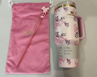 Stanley x Love Shack Fancy Blooming Heirloom 40oz Quencher BRAND NEW, Pink