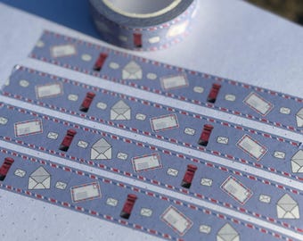 Cosy Post Washi Tape [Handdrawn design]