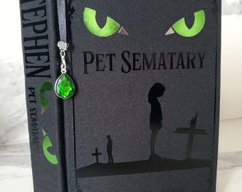 Libro encuadernado de 'Cementerio de animales' hecho a mano: Edición de coleccionista de Stephen King