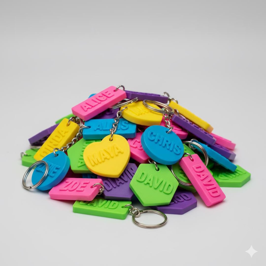 3D Keychain Maker Software, Custom STL File App, Easy 3D Printer Design ...