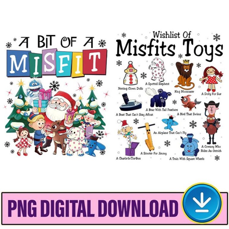 Misfit Toys Clip Art Etsy