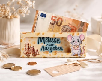 Mäuse zum Ausgeben - Geschenkbox für Geldscheine