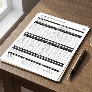 Visual comparison highlighting the benefit of the Smart HTML High School Transcript Template over manual Word documents. The image emphasizes the 'No Math Required' feature where GPA and credits auto-calculate. This editable homeschoolers academic record prevents calculation errors common in traditional printables home school diploma templates, saving time for busy homeschooling parents.