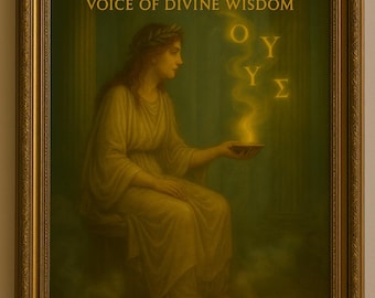 Oracle of Delphi Art Print | Ancient Greece Priestess (Digital Download)