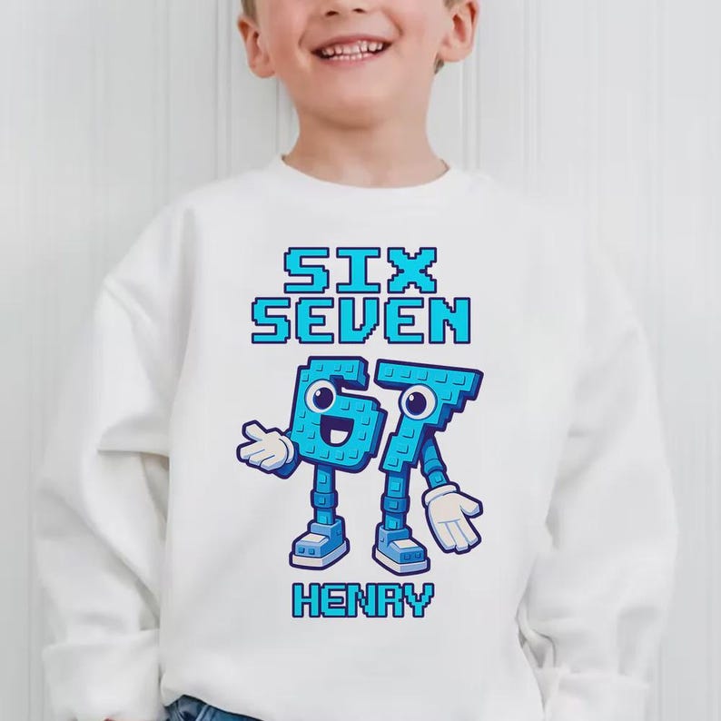 Viral Six Seven 67 Gen Z Funny Teen Slang Png, Christmas Shirt Png ...