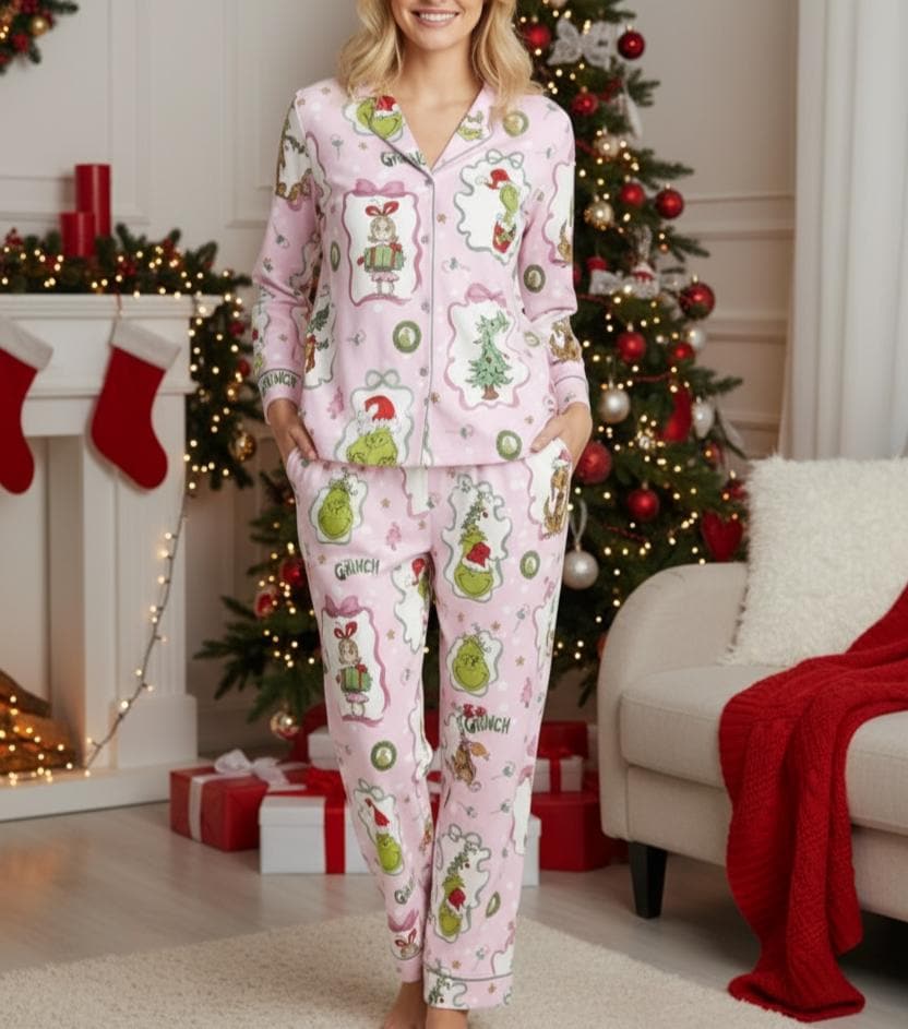 Grinch Pajama Set - Etsy