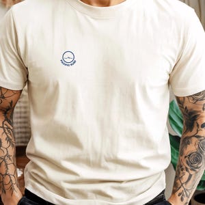 Camiseta Pacific Surf Club, Comfort Colors 1717 color marfil, camiseta de surf de California, estampado frontal y trasero, camiseta gráfica de surf vintage, camiseta de playa. imagen 7