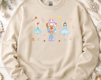 Sudadera Cascanueces, Sudadera Cascanueces Navideña, Sudadera Cascanueces Ballet, Sudadera Ballet Navideña, Suéter Cascanueces Navideño