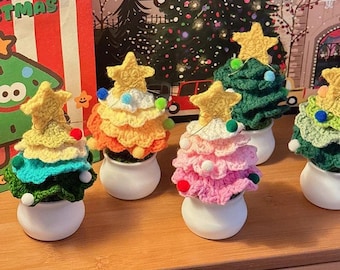 Christmas Tree Ornament 2025, Mini Tabletop Christmas Decoration, Desk Accessories, Home Decor, Holiday Party Supplies, Christmas Ornaments