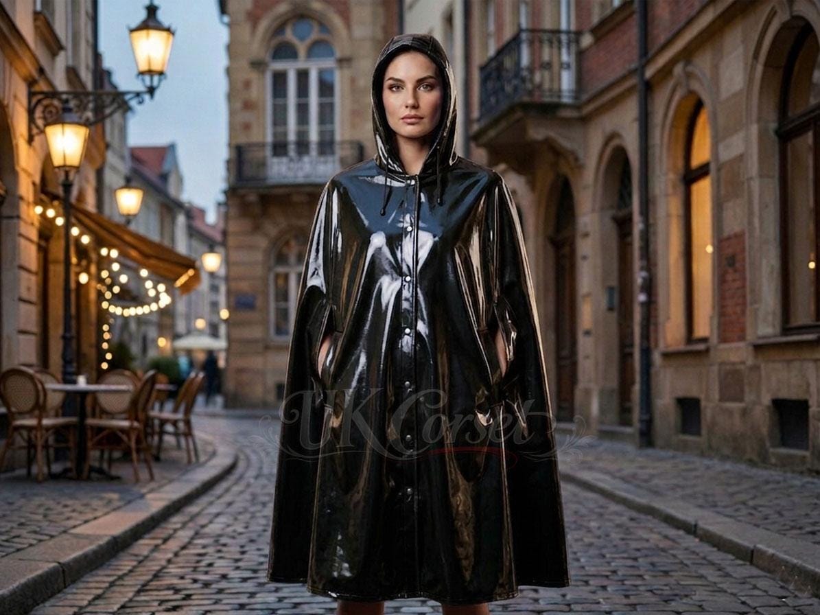 Gothic Raincoat Poncho - Etsy