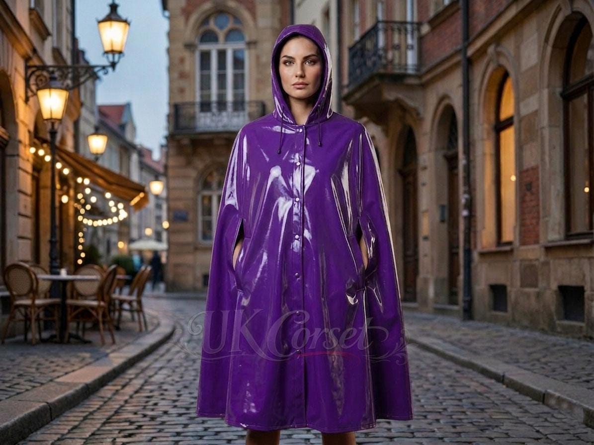 Gothic Raincoat Poncho - Etsy