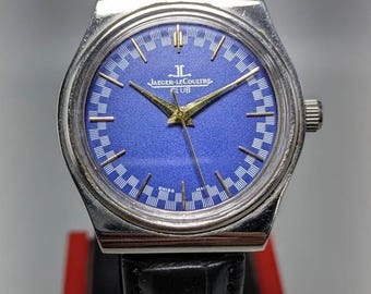 Orologio da uomo vintage Jaeger-LeCoultre a carica manuale con 17 rubini, prodotto in Svizzera