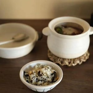 Masako Hirano Handmade Japanese Donabe Clay Pot: Mini Soup, Stew, Rice Cooker