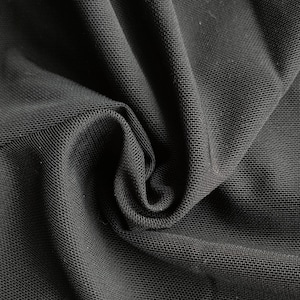 Power Net in Black - Sustainably Sourced Deadstock Ideal for Bra Making and Swimwear
