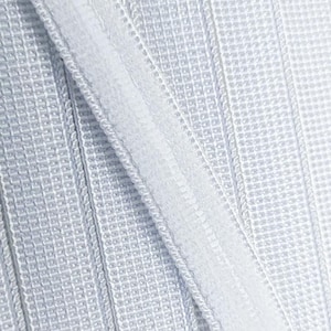 Elastique antidérapant blanc 10 mm (3/8 po.) que l&#39;on peut teindre en silicone - Matières premières issues de sources durables, idéales pour la fabrication de soutiens-gorge et la lingerie