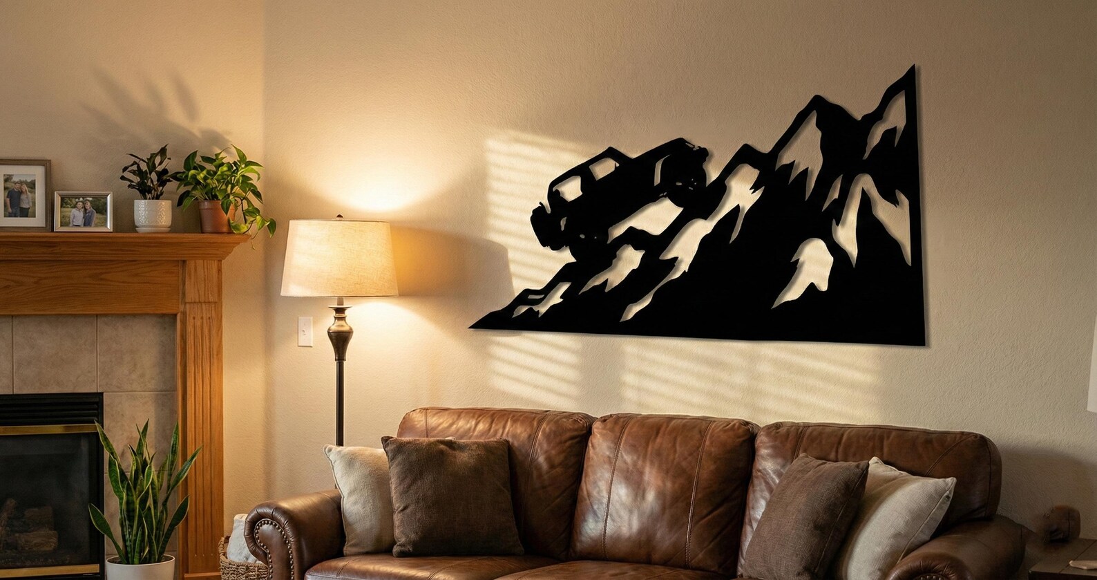 Jeep Mountain Metal Wall Art | 4x4 off Road Decor (digital Download SVG ...