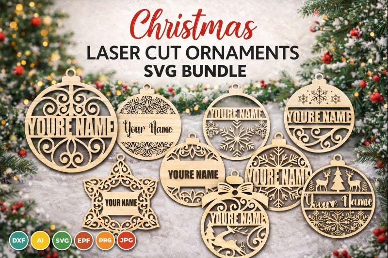 Christmas Ornaments 45er-Pack Christbaumschmuck Wei Produktbild-Vorschau 8