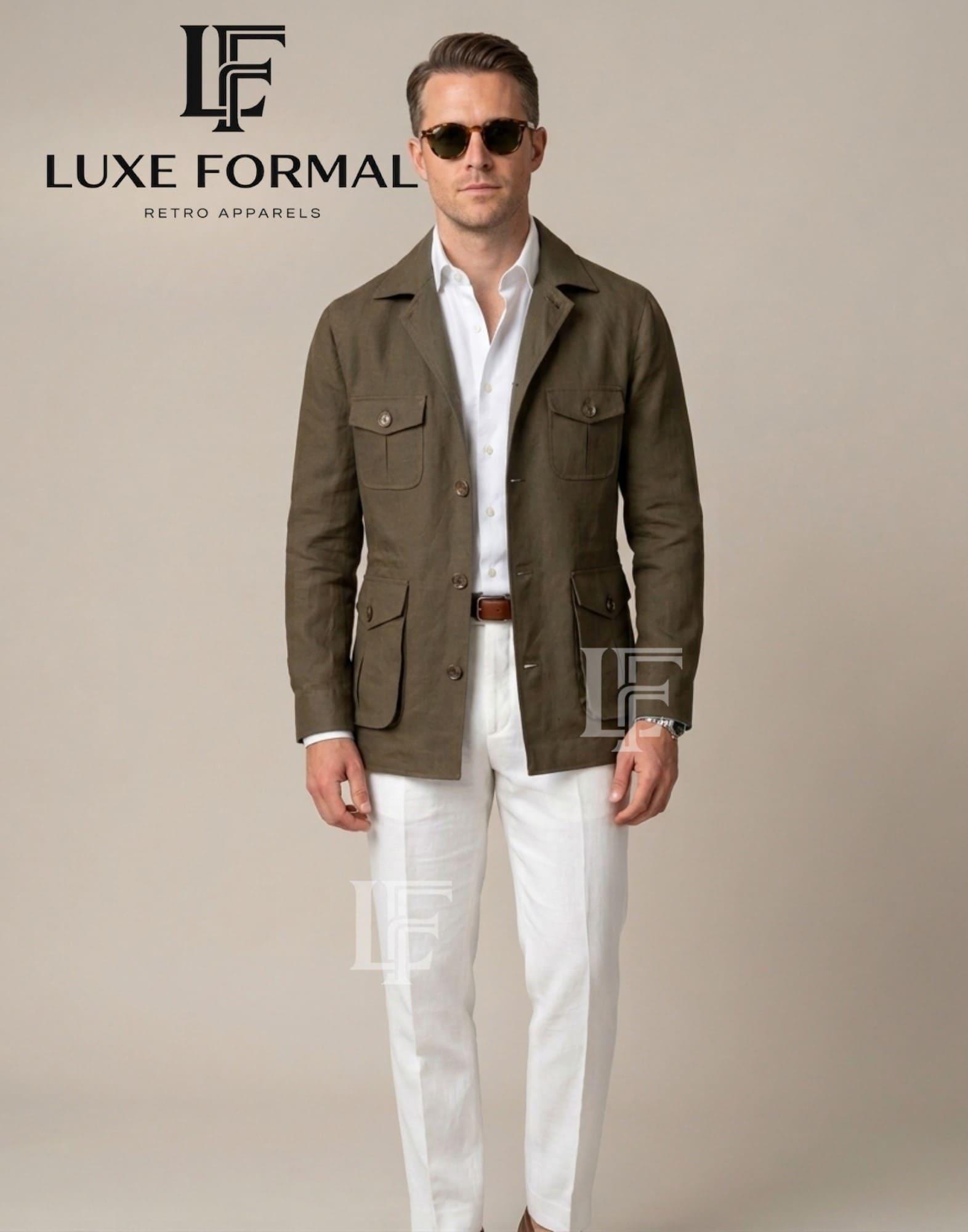 Mens safari jacket - Etsy 日本