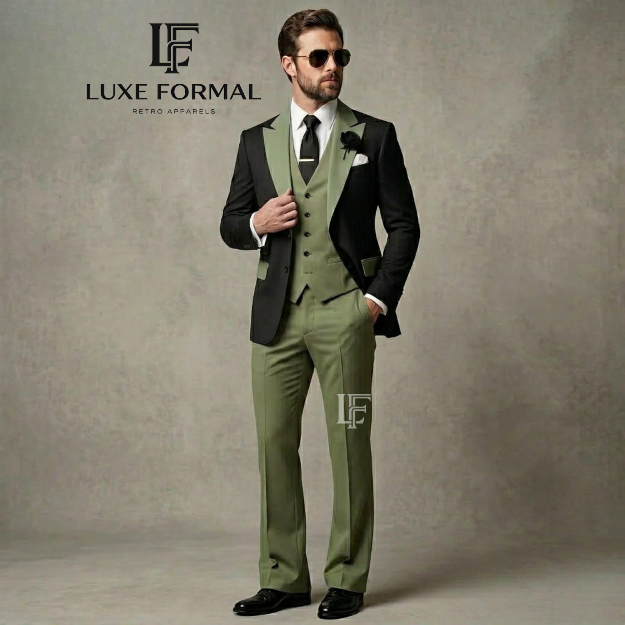 mens sage green dress pants Sage Green Pants – StudioSuits main image 1