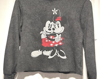 Sudadera vintage de Disney con Mickey y Minnie Mouse