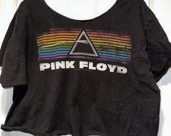 Vintage Cropped Pink Floyd shirt