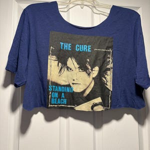 Cropped The Cure Band t- shirt Sz 2XL