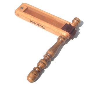 Israeli Handmade, Large Wooden Traditional Grogger Rattler רעשן ...