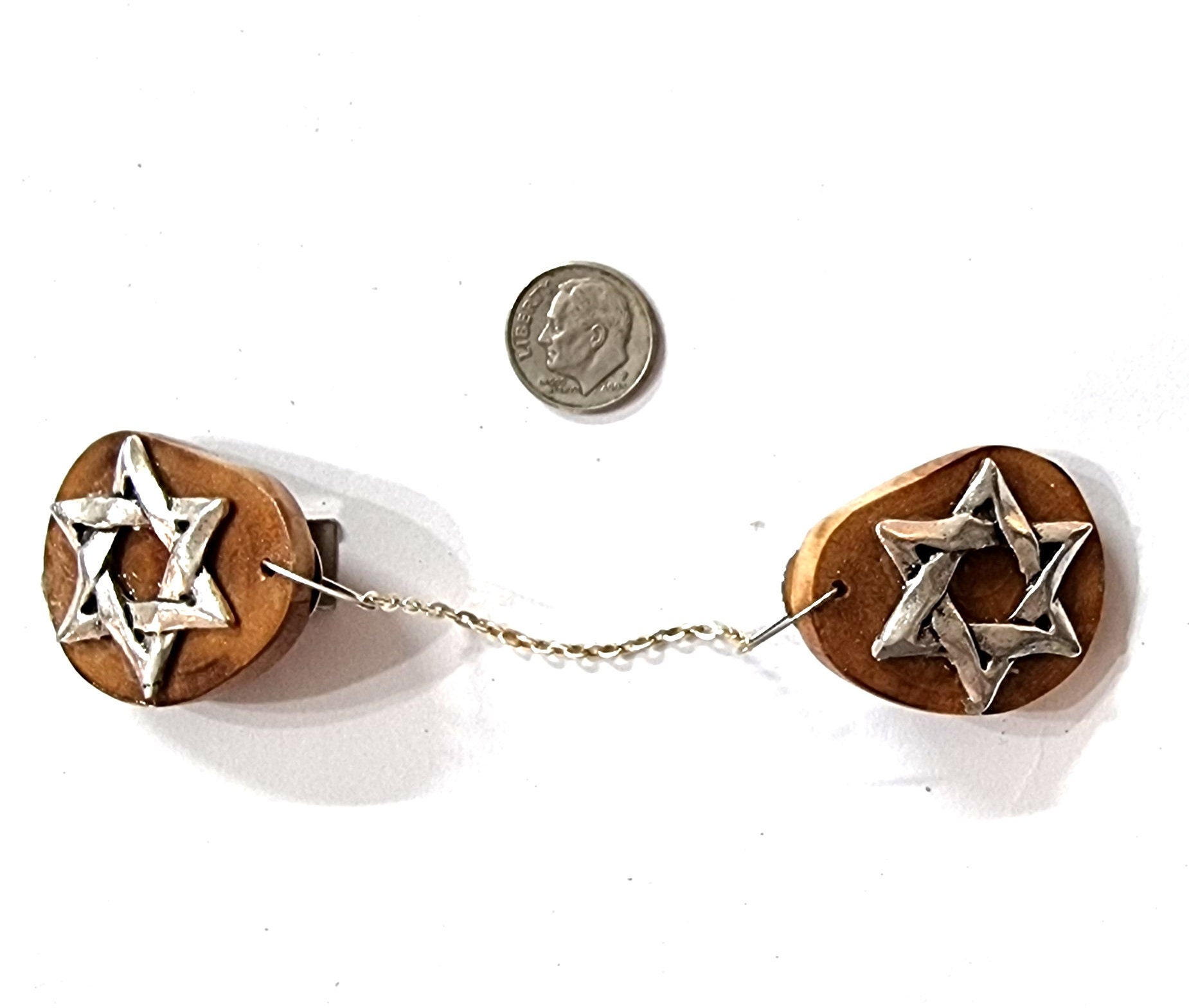 Bar Mitzvah Gift Tallit Holder Olive Wood Tallit Clips With Etsy UK