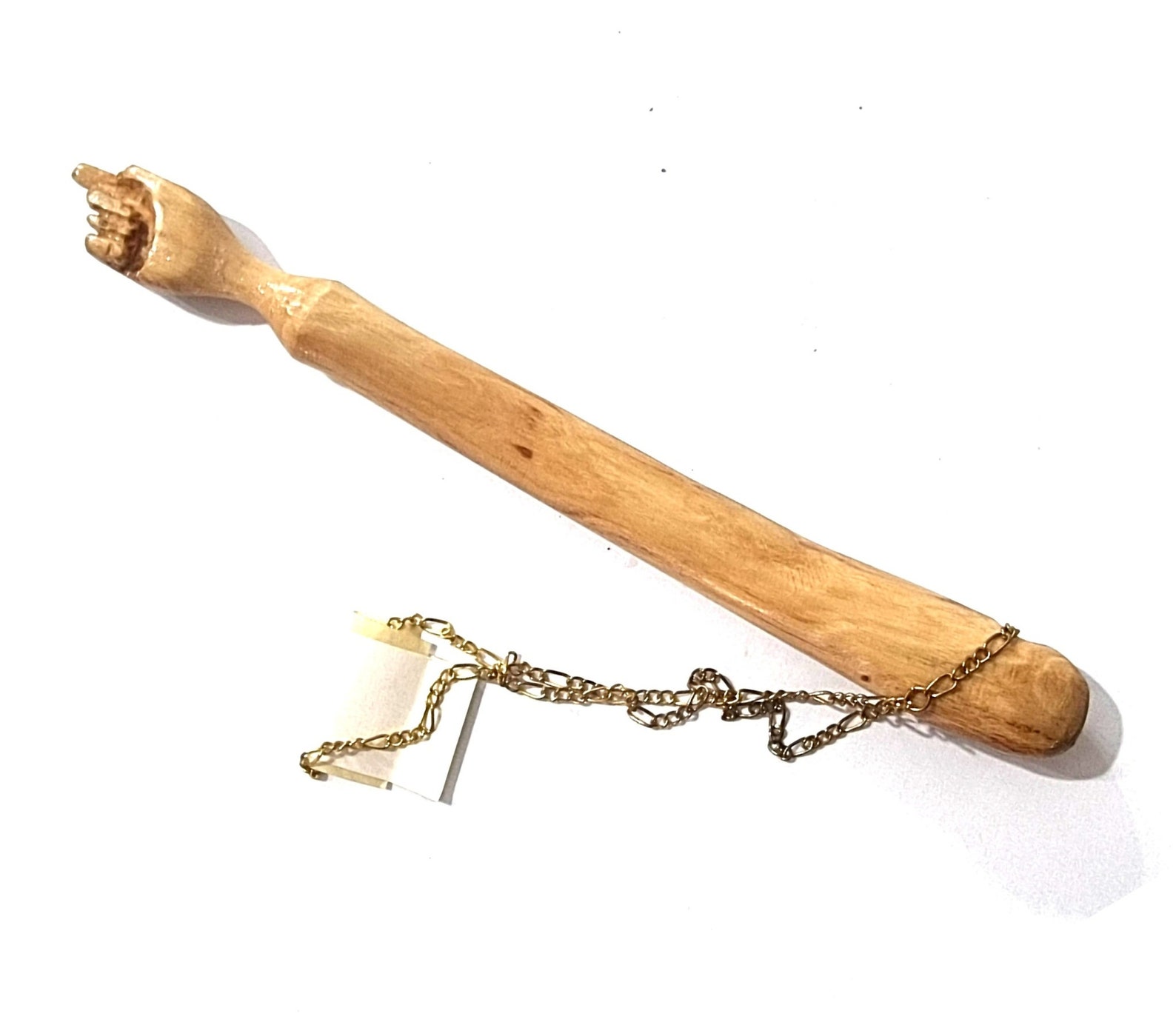 Bar Mitzvah Souvenir, Israeli Olive Wood YAD יד, Hebrew Torah Pointer