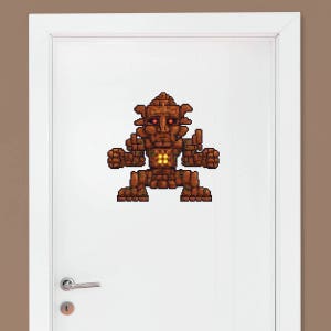 Terraria Golem Wall Decal - Terraria Decoration - Terraria Sticker - Gaming Backdrop - Terraria Birthday Party  (#1306)
