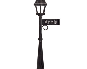City Town Street Park Lamp Post Old Antique Vintage Window Or Wall Or Car Vinyl Peal And Stick Removable Sticker Decal L1465