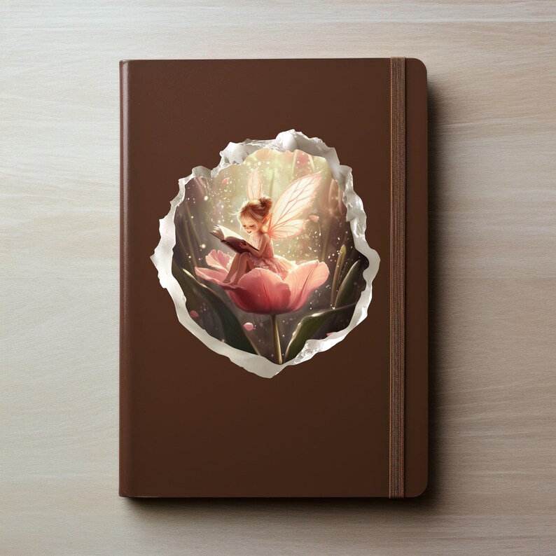 Reading Tulip Fairy Portal Decal - Etsy