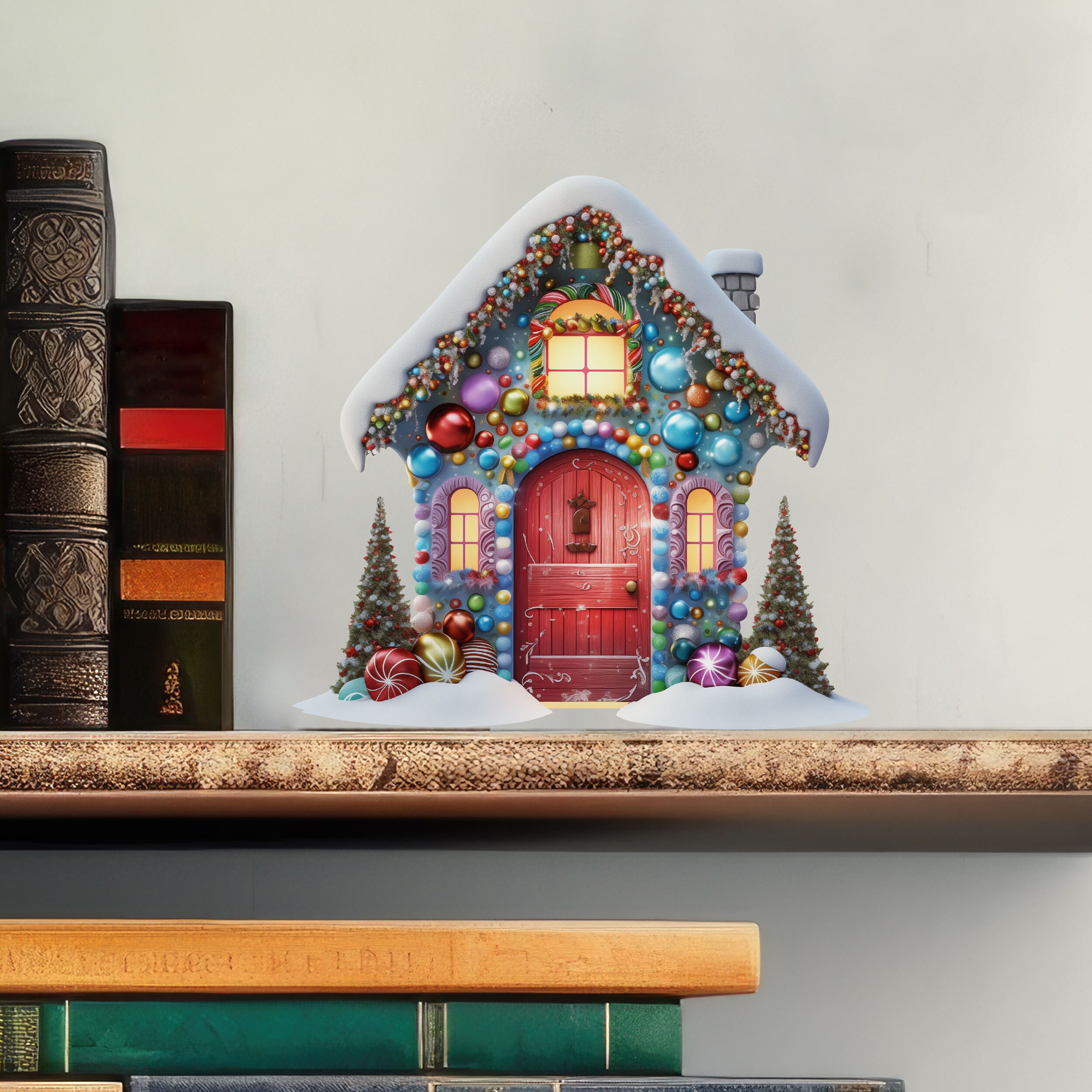 Bright Tidings Fairy Door Decal - Etsy