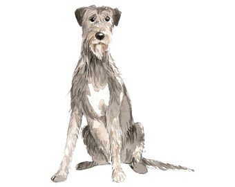 Irish Wolfhound Dog Wall Decal