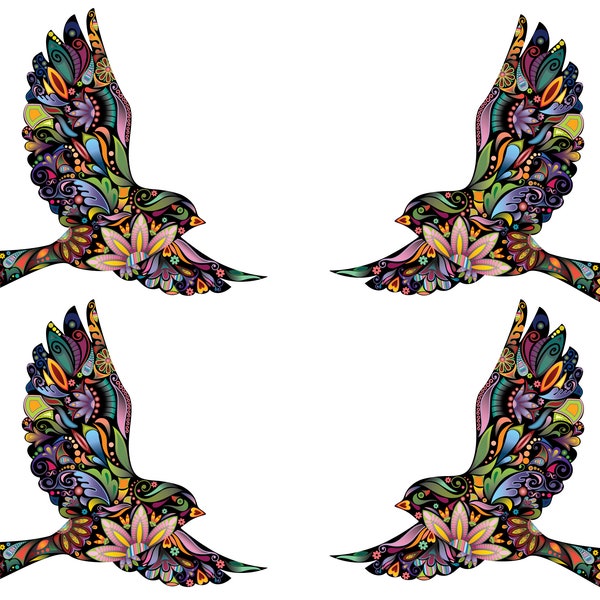 Bird Wall Decals - Etsy