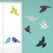 Bird Decals Set of 8 in Retro 80s Design 1349-17 - Etsy