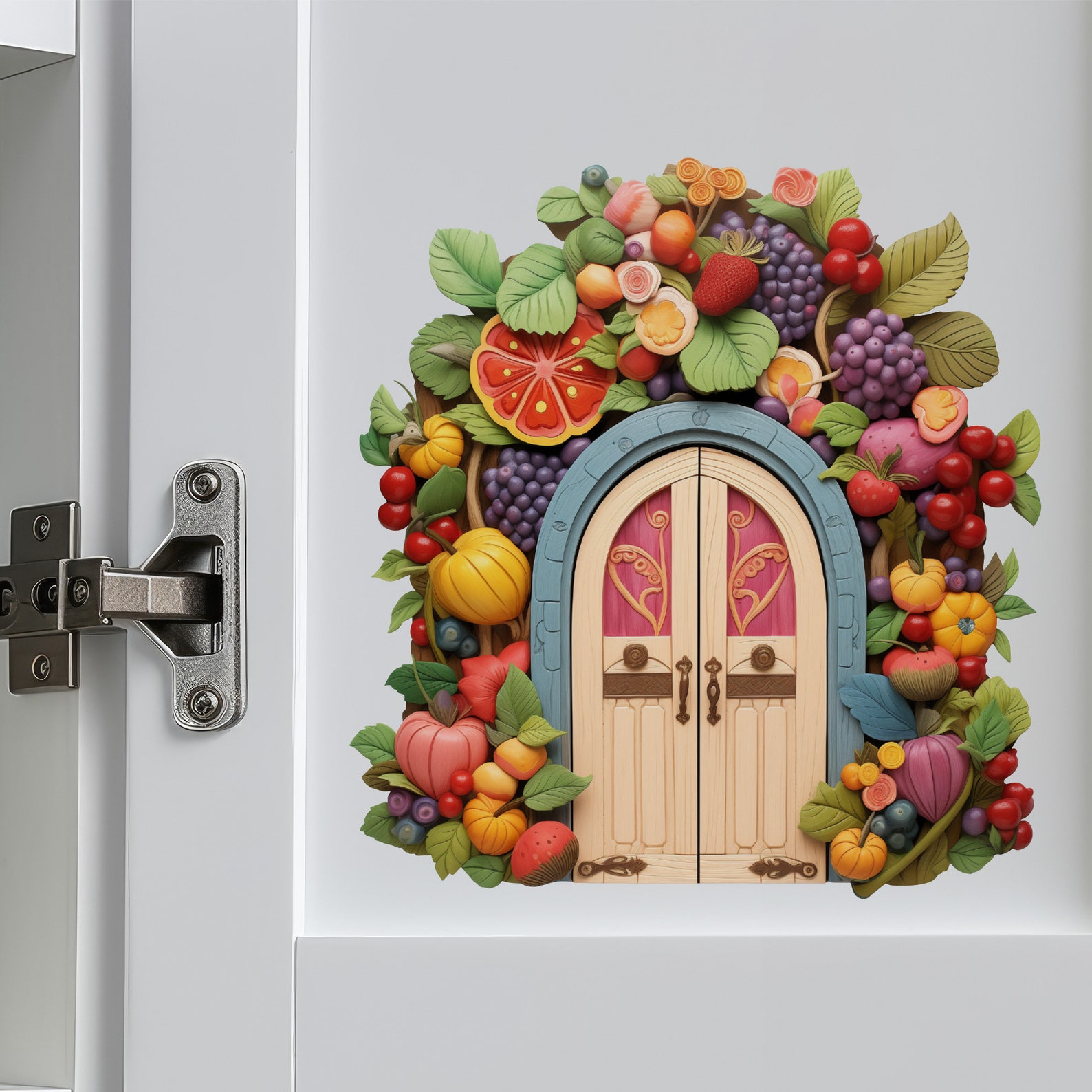 Fruitful Welcome Fairy Door Decal - Etsy