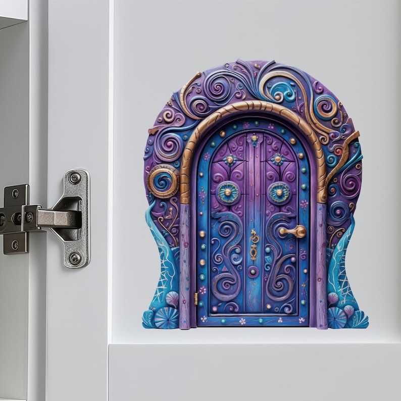 Magical Wizard Fairy Door Decal - Etsy