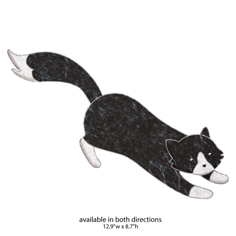 Black Cat Decal Sticker for Animal Theme Wall Mural image 2