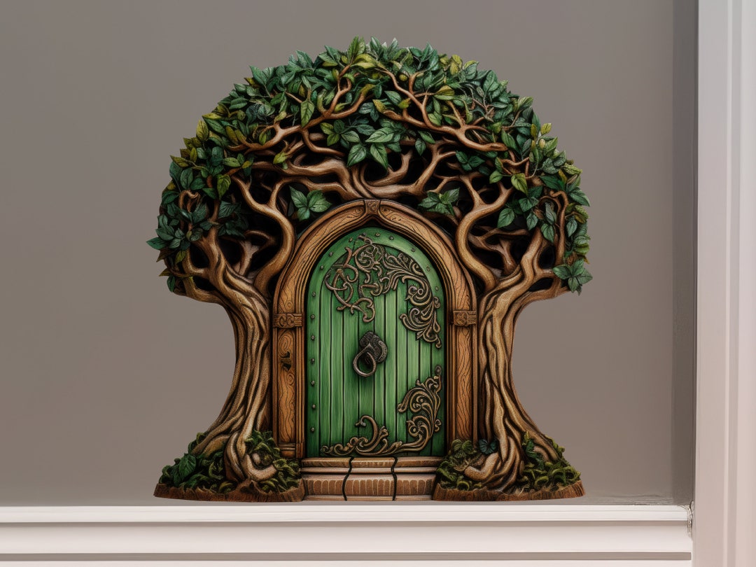 Enchanted Forest Fairy Door Decal - Etsy