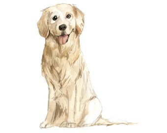 Golden Retriever Dog Wall Decal