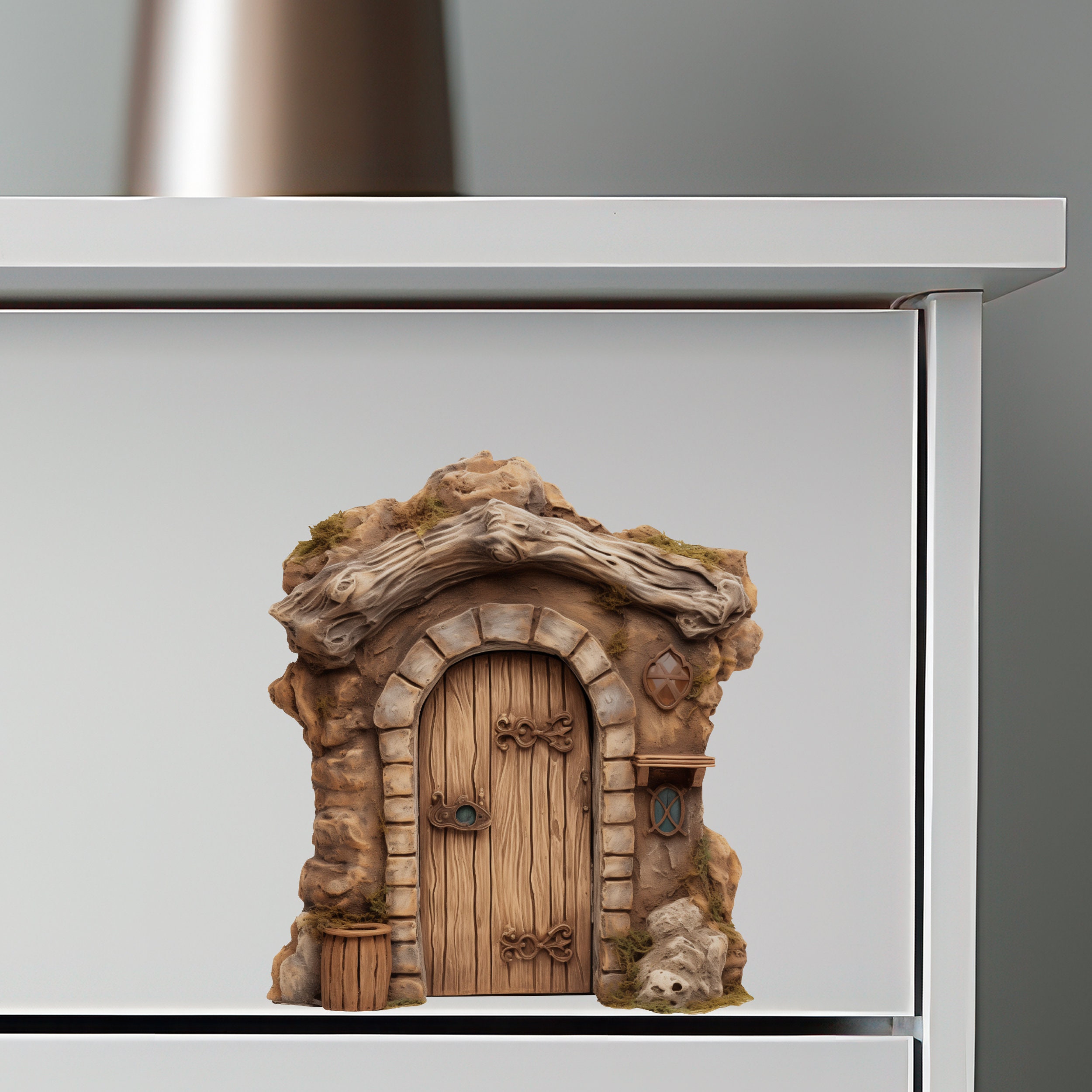 Mountain Village Fairy Door Decal - Etsy