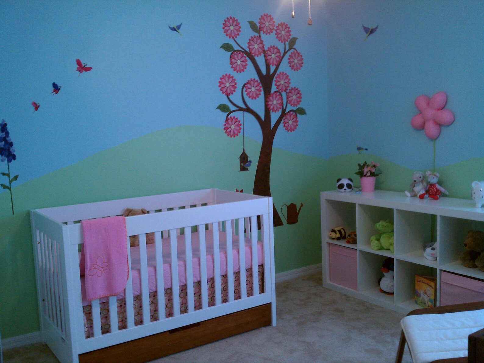 Flower Garden Wall Decals for Nursery & Girls Room Wall Mural Etsy