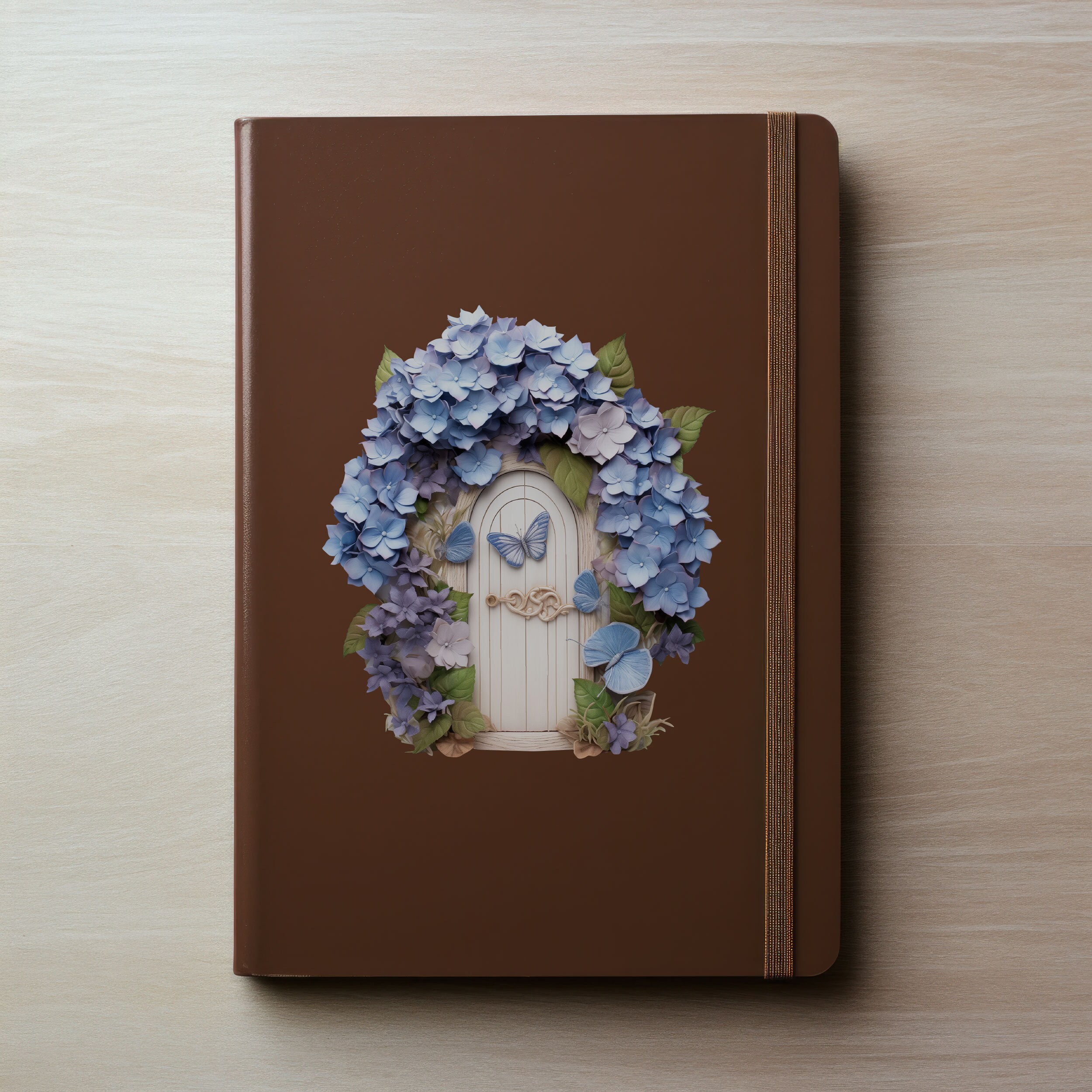 Hydrangea Fairy Door Decal - Etsy Australia