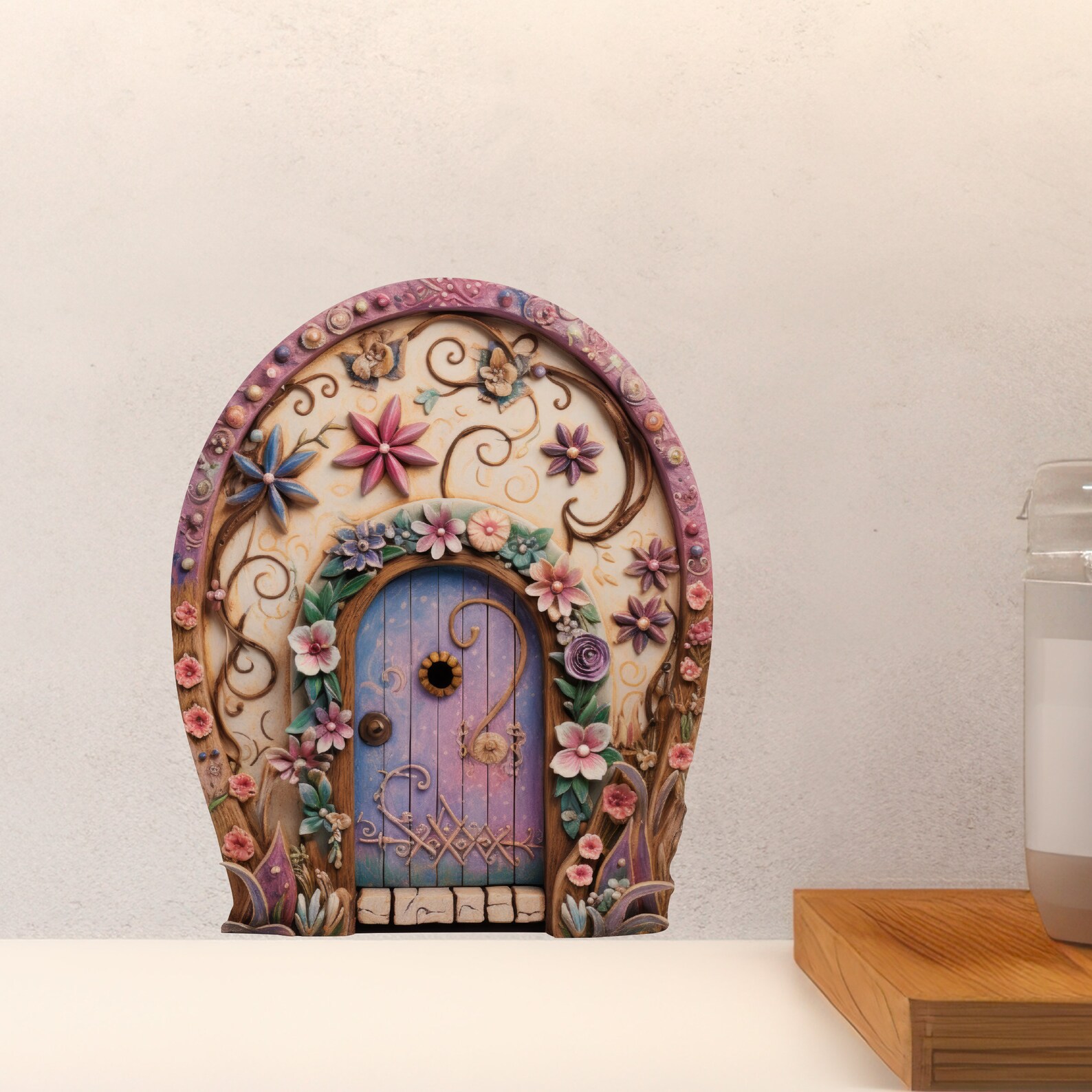 Spring Whimsy Fairy Door Decal - Etsy