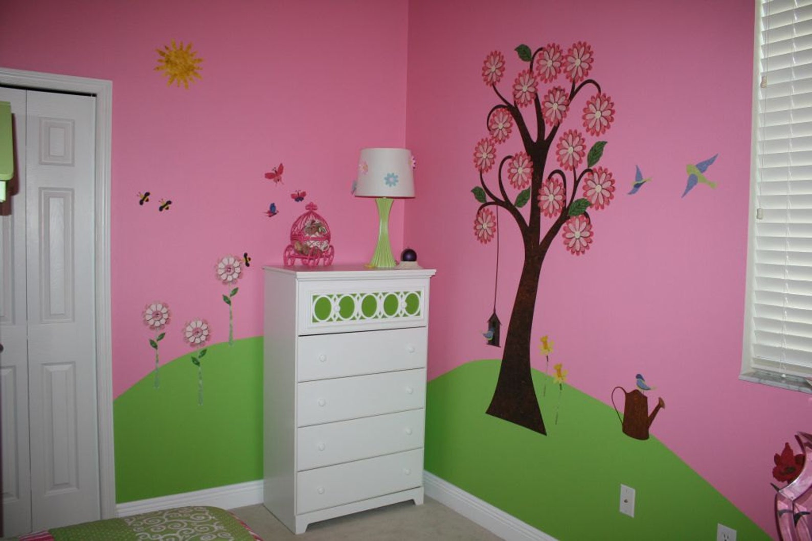 Flower Garden Wall Decals for Nursery & Girls Room Wall Mural Etsy