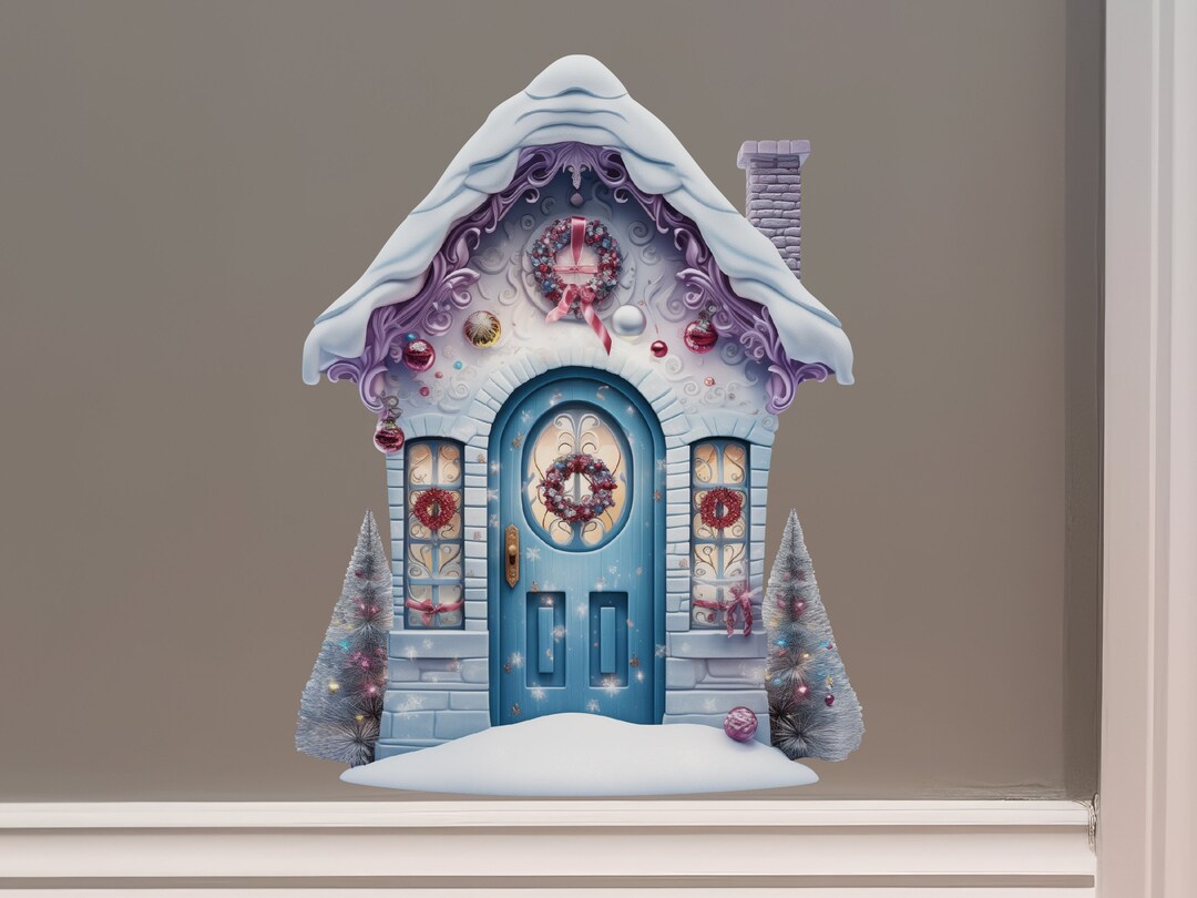 Frosted Wishes Fairy Door Decal - Etsy
